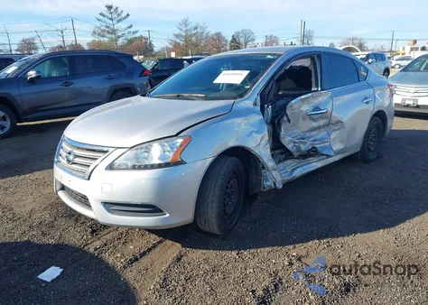2014 Nissan Sentra Sv из США, поврежденный, VIN 3N1AB7AP6EY255299